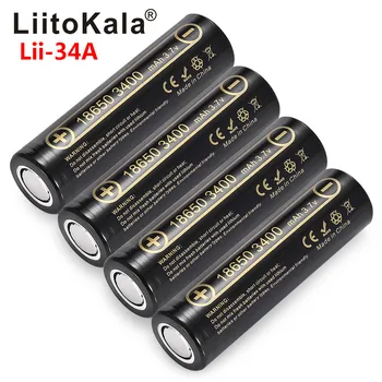 LiitoKala Lii-34A Novo Izvirno NCR18650B 3,7 v 3400 mah Litij-18650 Polnilna Baterija Za Svetilko baterije