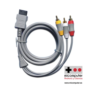 MicompuTer Kabel RCA video komponente Nintendo Wii, Wii U. Visoke kakovosti, oklopljen kabel nove proizvodnji dostava iz Španije
