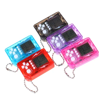 Mini Klasična Igra Pralni Otrok Ročni Retro Nostalgično Mini igralne Konzole Z Keychain Video Igre Tetris