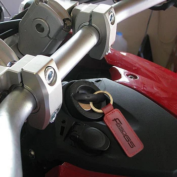 Motorno kolo Cowhide Keychain Key Ring Primeru za BMW Motorrad F800R