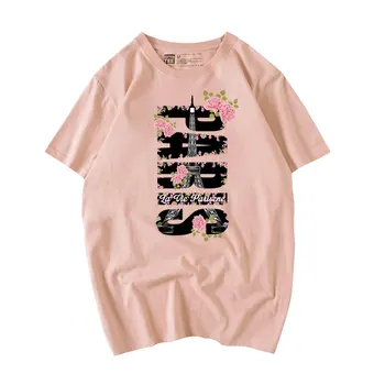 PARIZ Pismo nalepke Za Prenos Za Oblačila Cvet Obliži Za Otroška Oblačila DIY Stroj T-Majice, ki so Hoody Termo Nalepki Aplicirano