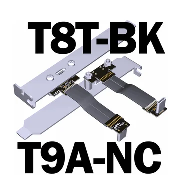Pravim Kotom USB C Podaljšek USS USB 3.2 USB-C Na USB-C Moški/moški Flat Kabel Gen2x2 20 G.sbt proizvodnih Zmogljivosti 3A