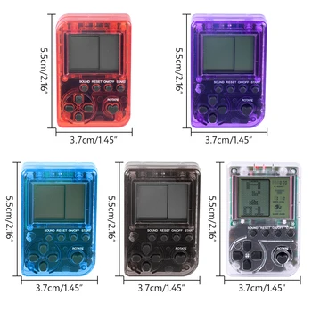 Prenosni Mini Classic Igre, Tetris Otrok Žep Igralne Konzole Elektronske Domače Živali Igre Pralni Tetris Opeke Gaming Keychain Igrače