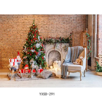 SHENGYONGBAO Božič, Notranja Tema Fotografija Ozadje Božično drevo Kamin Otrok Za Fotografijo Kulise 21712 YXSD-10