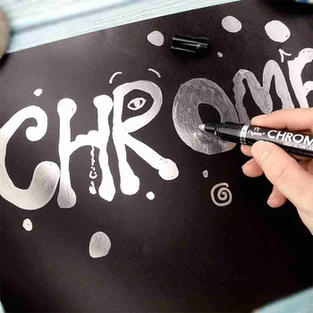Tekoče Ogledalo Chrome Marker Stalno Umetnosti Marker Barve Pero Odrasli Otroci Slikarstvo, Kaligrafija Grafiti Pribor Orodje