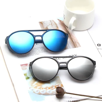 UOT Retro Okrogla sončna Očala Moški Ženske blagovne Znamke Oblikovalec Stekla Vintage sončna očala Odtenki UV Zaščita