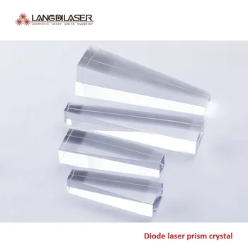 Velikost : 55*16(10) *12 / Laserska Dioda Prisma kristalno kot material quartz kremenovim / obe površini AR@808nm film premaz