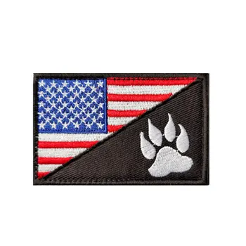 Vojaški Pes Reševanje Pes Vezenje Velcro Pečat Storitev Pes Obliž Taktični Jopič Oznaka Moralo Pečat Obliži Oblačila Značko Oblačila