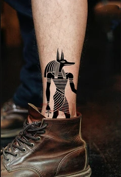Začasni Tattoo Nalepke Starem Egiptu totem body art tatto Vodo Prenos Ponaredek Tattoo Flash tetovaže Nepremočljiva 10.5*6 cm